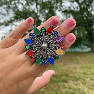 Multi color oxidized ring